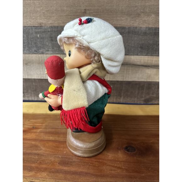 Vintage Telco MOTION-ette Christmas Musical Animated Small Fry With Toy Soldier - Picture 6 of 7